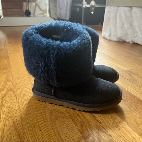 Navy Blue UGG Boots Tall - Picture 7 of 9